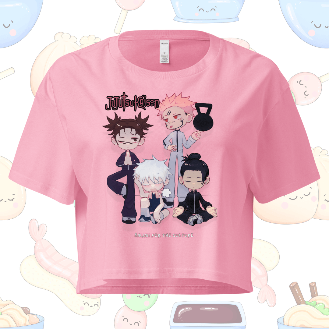 Chibi Jujutsu Crop Top