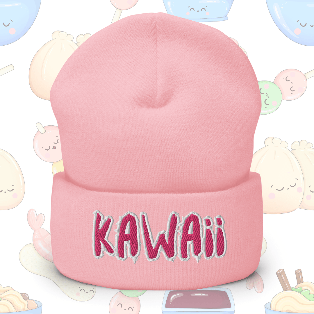 Pink Kawaii Beanie - Kawaii for the Culture