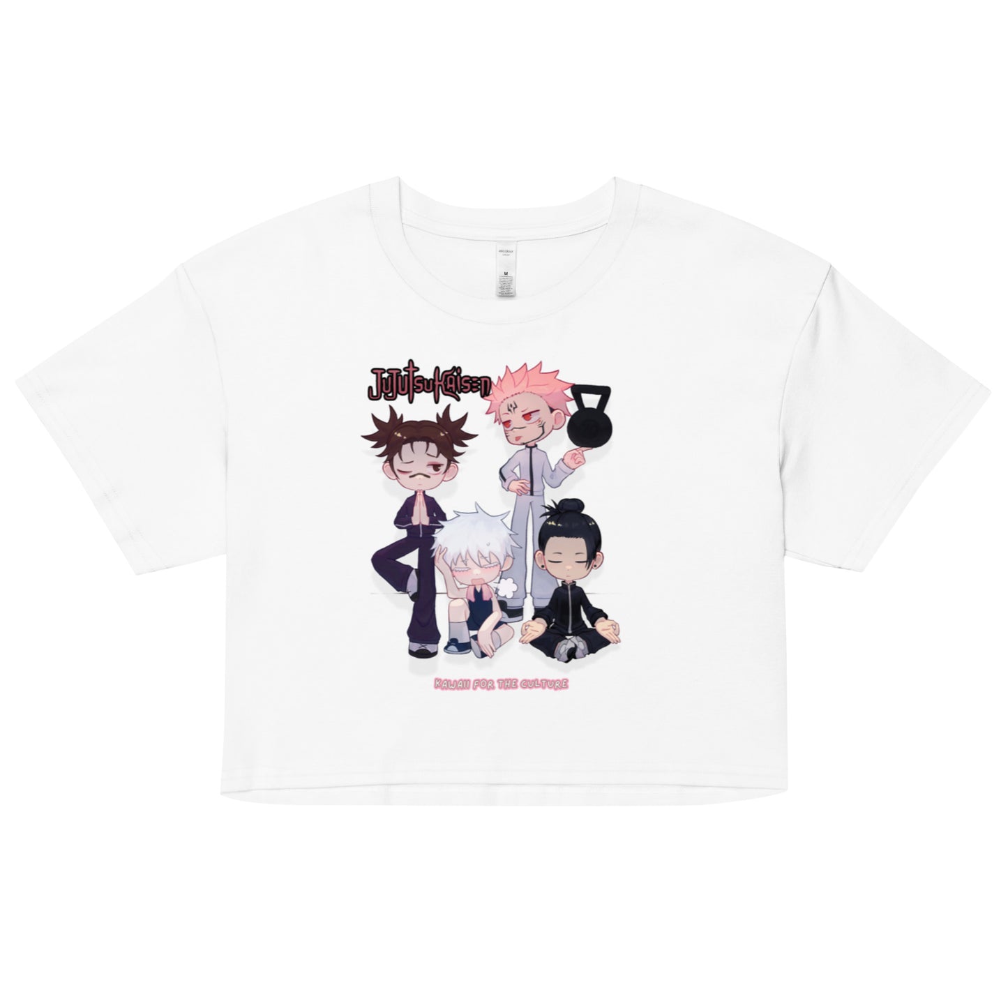 Chibi Jujutsu Crop Top