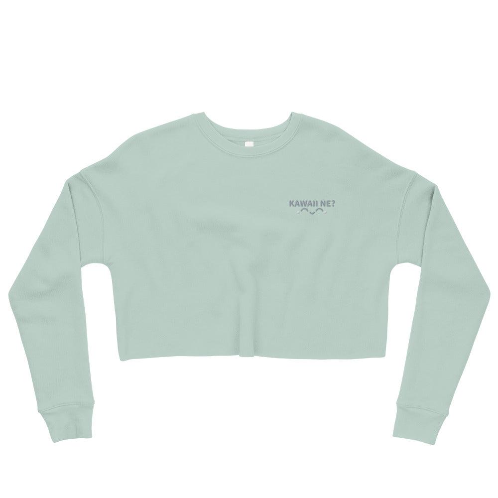 "Simply Kawaii" Cropped Sweatshirt - Playful and Minimalistic Streetwear - Kawaii for the Culture